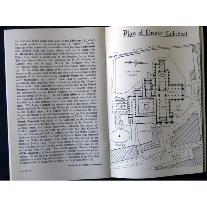 Chester official Guide aux éditions Tinling of Liverpool