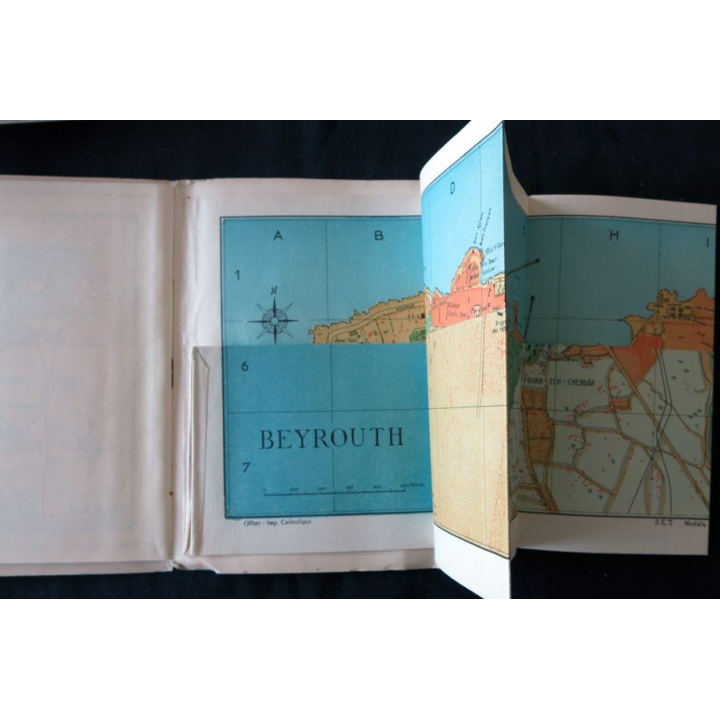 Beyrouth à travers les âges de Jean Dovelos imprimé par la Société d'encouragement au tourisme (1955)