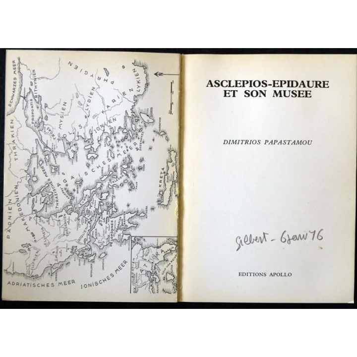 Asclepios - Epidaure et son musée de Dimitrios Papastamou aux Editions Apollo