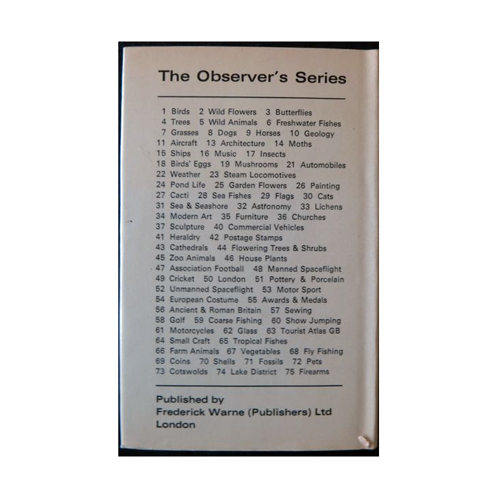 The observer's book of Firearms de Nicholas du Quesne-Bird aux éditions Frederick Warne London