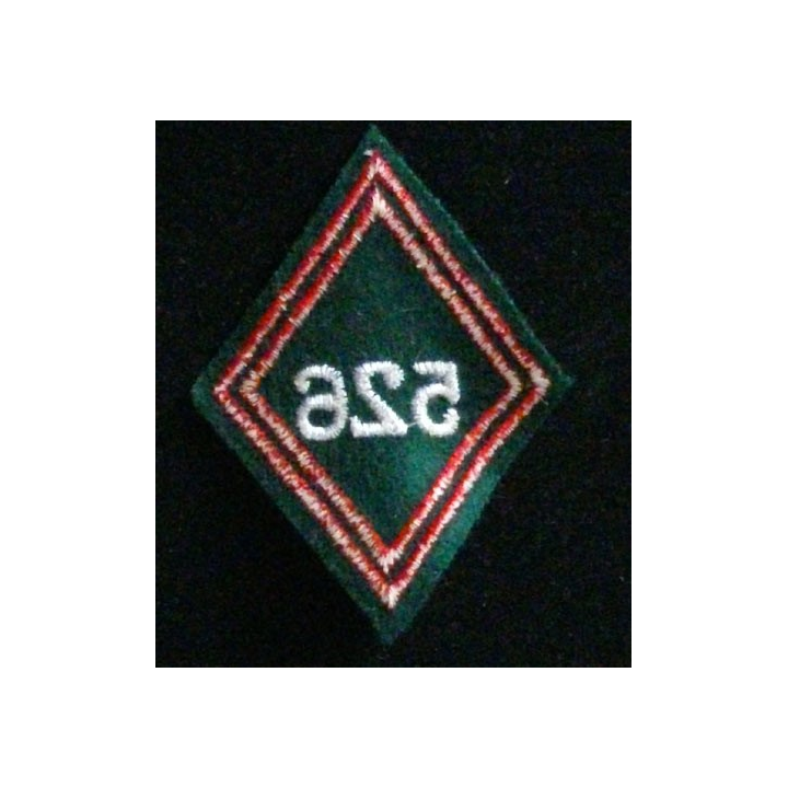 LOSANGE DE BRAS MODÈLE 45 : 526° RT RÉGIMENT DU TRAIN CADRE