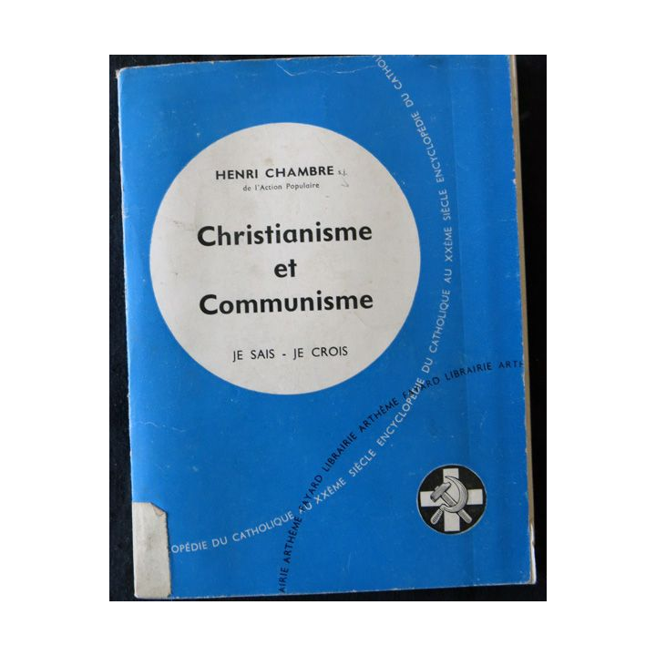 Marxisme et stucturalisme de Henri Chambre édité par Librairie Arthème Fayard