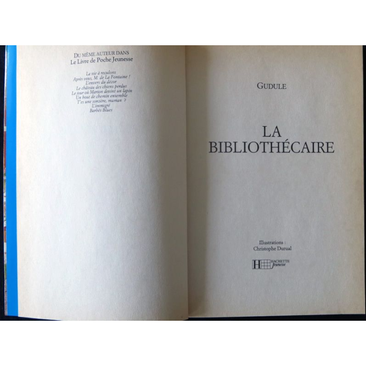La bibliothécaire de Gudule aux éditions Livre de poche Jeunesse