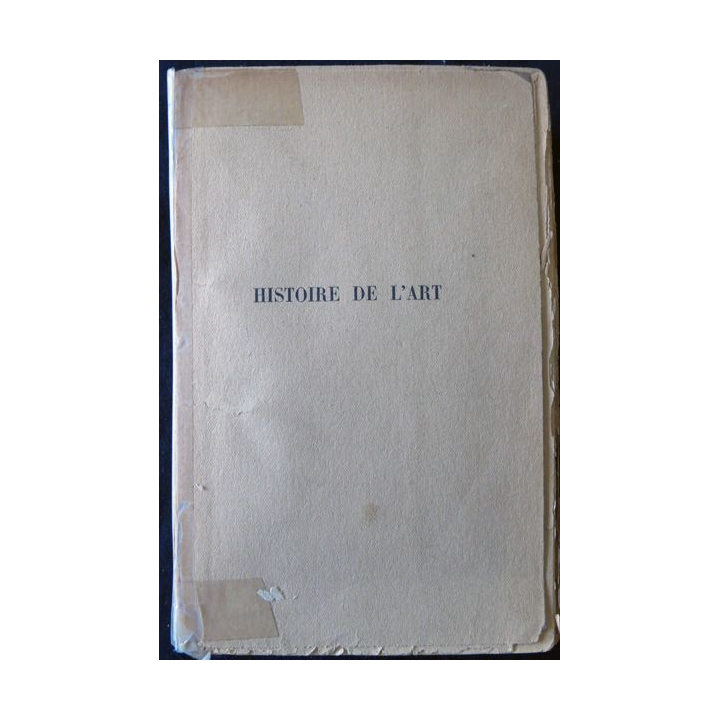 Histoire de l'art de Pierre de Colombier aux Editions Librairie Arthème Fayard