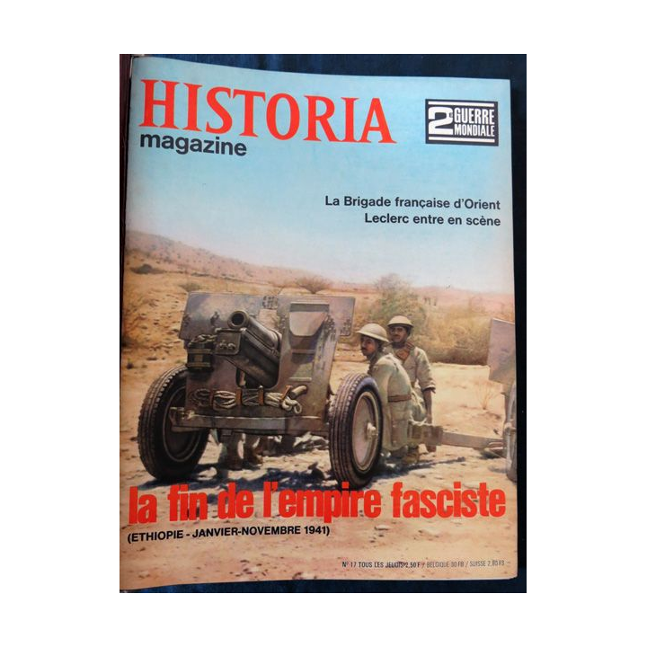 Classeur reliure Historia 2° guerre mondiale des numéros 17 à n° 32