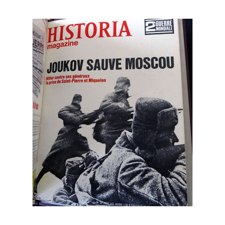 Classeur reliure Historia 2° guerre mondiale des numéros 17 à n° 32