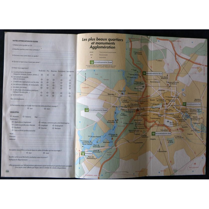 Guide de voyage - Le guide vert - Berlin aux éditions Guide Michelin