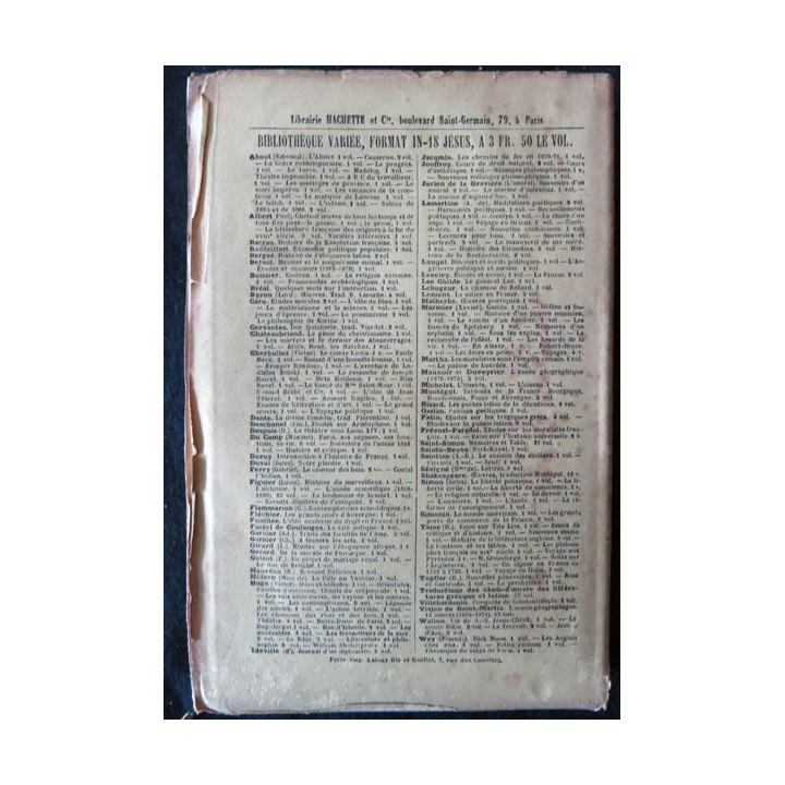 Odes et Ballades de Victor Hugo édité par Librairie Hachette (1881)