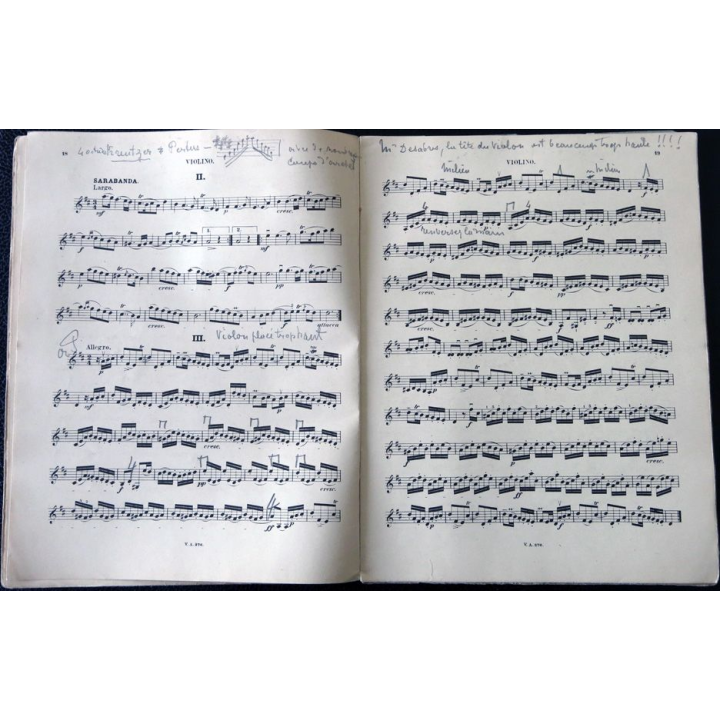 Vorstuden zur hohen schule des violinspiels (violine) de Ferdinand David edité par Breitkopf & Härtel Leipzig