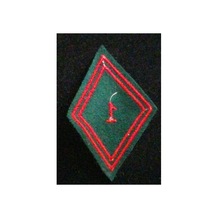LOSANGE DE BRAS MODÈLE 45 : 1°RT RÉGIMENT DU TRAIN TROUPE