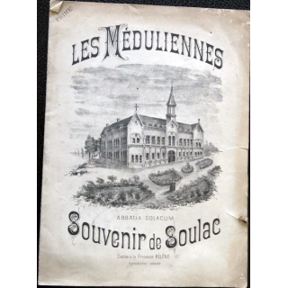 Les Méduliennes souvenir de Soulac (valse) par Gérard Salzédo édité par Imprimerie G. Nortier