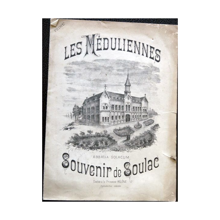 Les Méduliennes souvenir de Soulac (valse) par Gérard Salzédo édité par Imprimerie G. Nortier