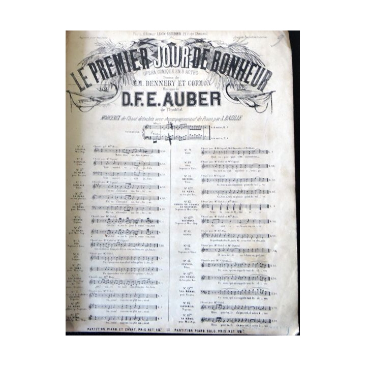 Collection des chansons de Gustave Nadaud (Piano et chant), G. Flaxland Editeur