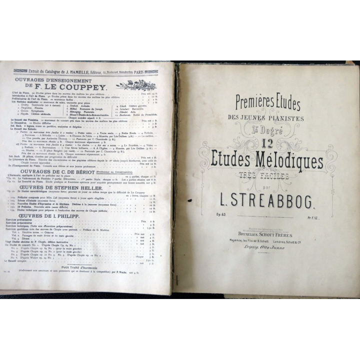 A.B.C. du piano méthode pour les commercants par Felix Lecouppey, J. Hamelle Editeurs