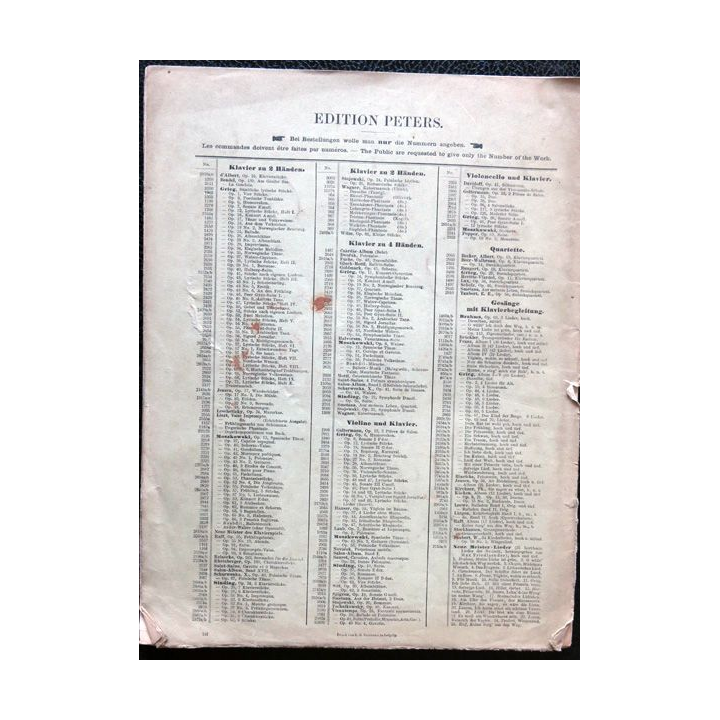 Klavierkomositionen von L. van Beethoven herausgegeben von Louis Köhler, Leipzig, C.F. Peters