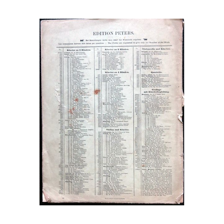 Klavierkomositionen von L. van Beethoven herausgegeben von Louis Köhler, Leipzig, C.F. Peters