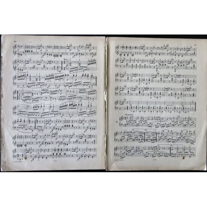 Klavierkompositionen von L. van Beethoven herausgegeben von Louis Köhler, Leipzig, C.F. Peters
