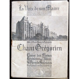 Chant Grégorien - Cœur des moines bénédictins de l'abbaye St Pierre de Solesmes sous la direction de Dom J. Gajardash