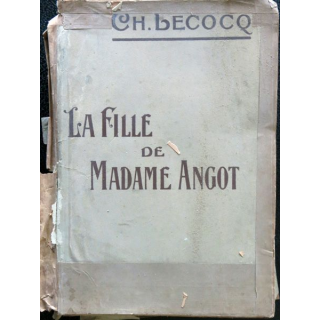 La fille de Mme Angot de Charles Lecocq édité par Tresse & Stock Libraires éditeurs