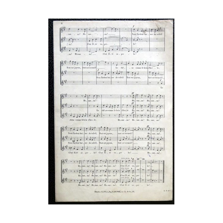 L'été Chœur pour trois voix de femmes Parole O. Pradels Musique de Georges Marty, Enoch Frères & Costallat Editeurs