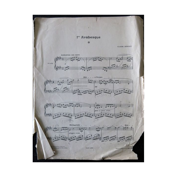 L'été Chœur pour trois voix de femmes Parole O. Pradels Musique de Georges Marty, Enoch Frères & Costallat Editeurs