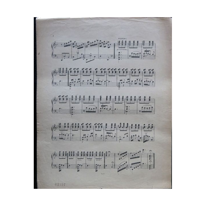 Suite espagnole N°1 Granada (Serenata) numéroté 03157, Unipn musical Espanola