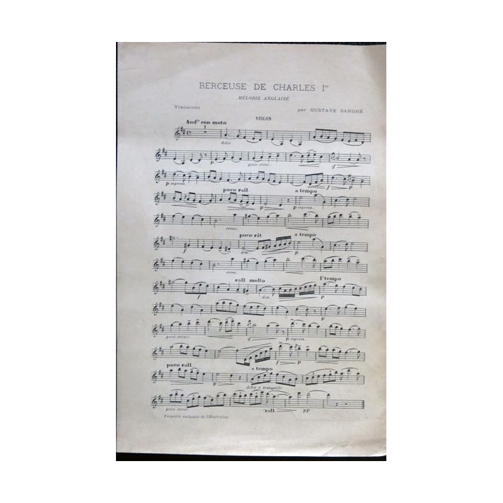 Supplément musical N° 2842  14 aout 1897, Pièce romantique pour piano par C. Cheminade