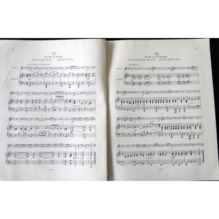 Emil Kreuz - 30 mélodies Op 25 Book I violin et Pianoforte,Augener's Edition London
