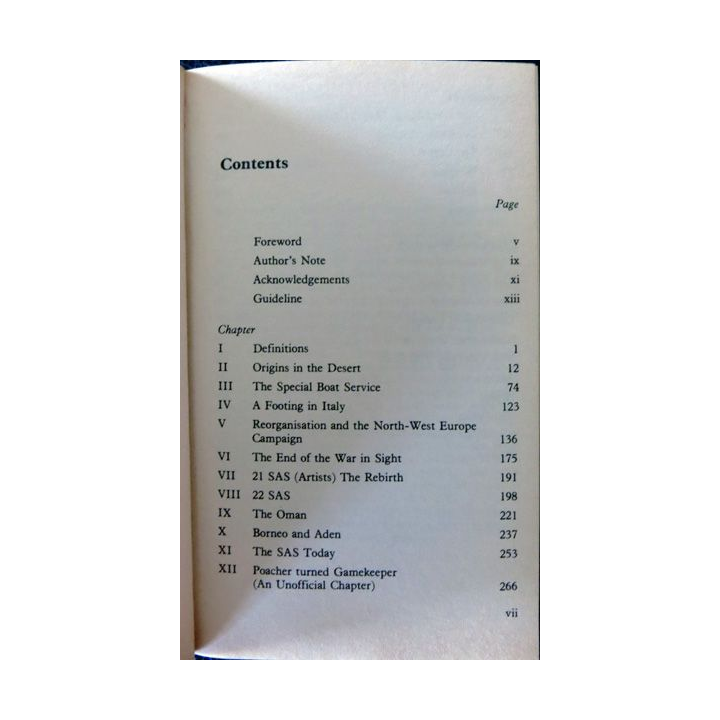 The SAS The official History (anglais) de Philip Warner aux éditions Sphere Books Limited