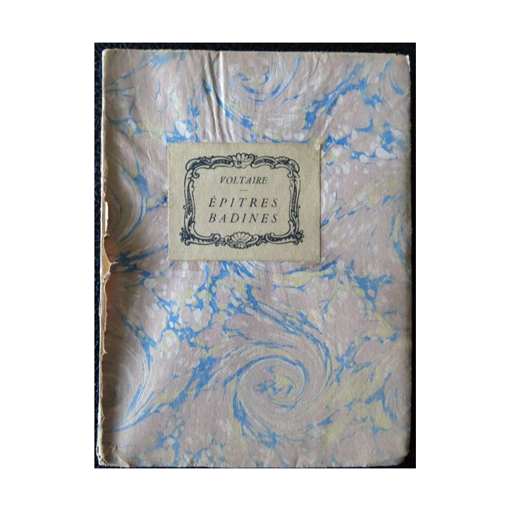 Voltaire - Epitres Badines N°464 aux Editions d'Art G. Boutitie