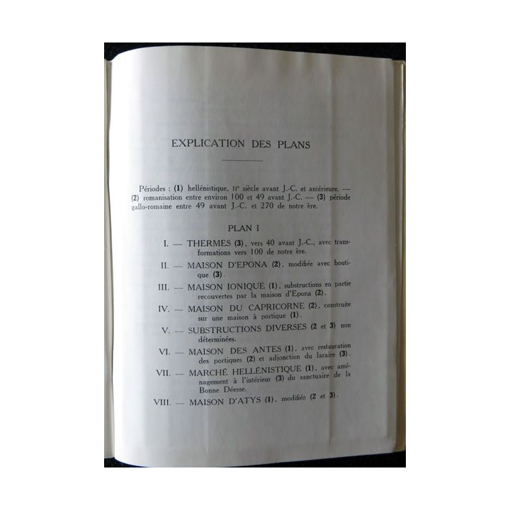 Glanum - Notice archéologique par H. Rolland, Imprimerie générale du sud-Ouest H. Tillaud & Cie