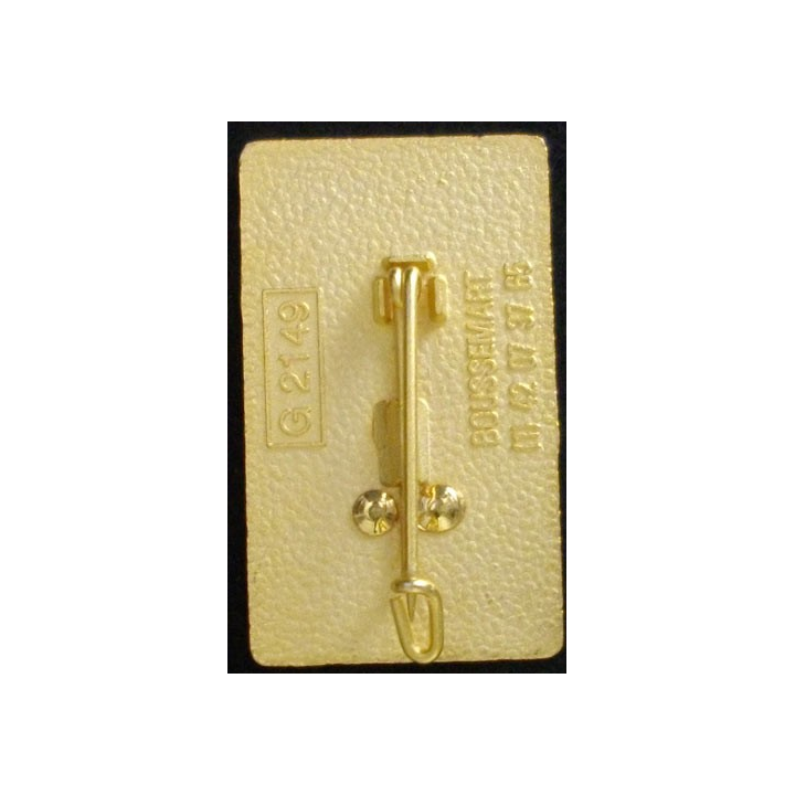 71° RG : insigne du 71° régiment du génie de fabrication Boussemart G. 2149 dos mat