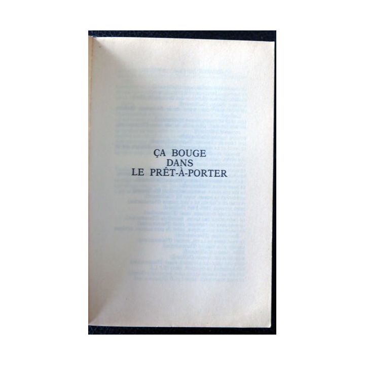 Ça bouge dans le prêt-à-porter de Jean Dutour au éditions Flammarion (1989)