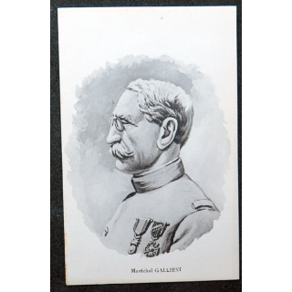 Carte postale du maréchal Galliéni