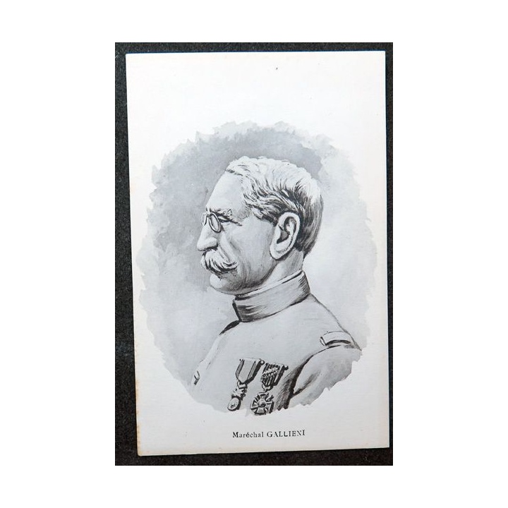 Carte postale du maréchal Galliéni