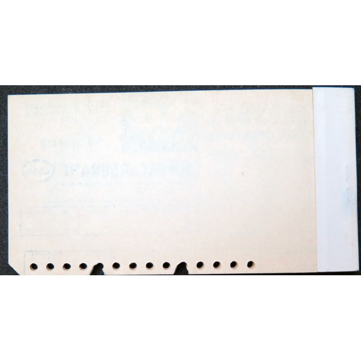Carnet de 10 tickets de 10 litres de supercarburant réservé aux membres du Corps diplomatique