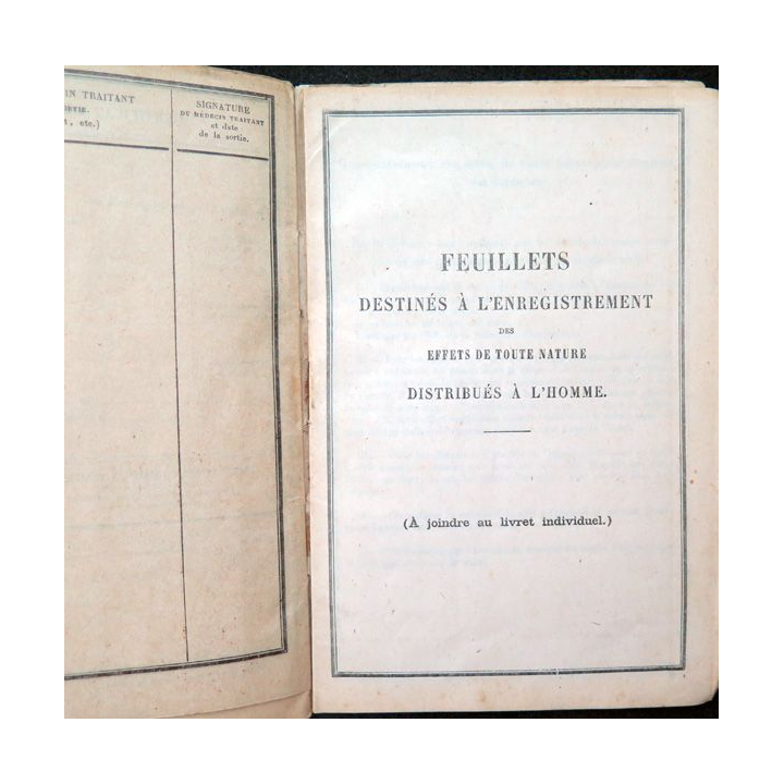 Livret militaire Classe 1906 de cavalerie Tarbes