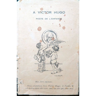 Petit fascicule de la Fondation Victor Hugo pour les élèves 1927