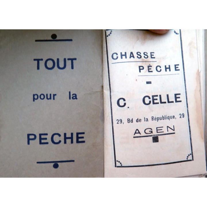 Carnet de Chasse offert par C. Celle 1946