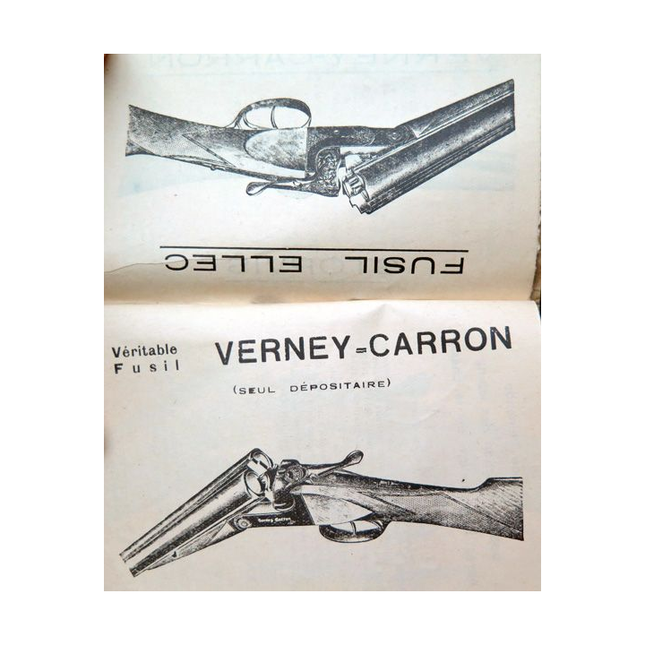 Carnet de Chasse offert par C. Celle 1946