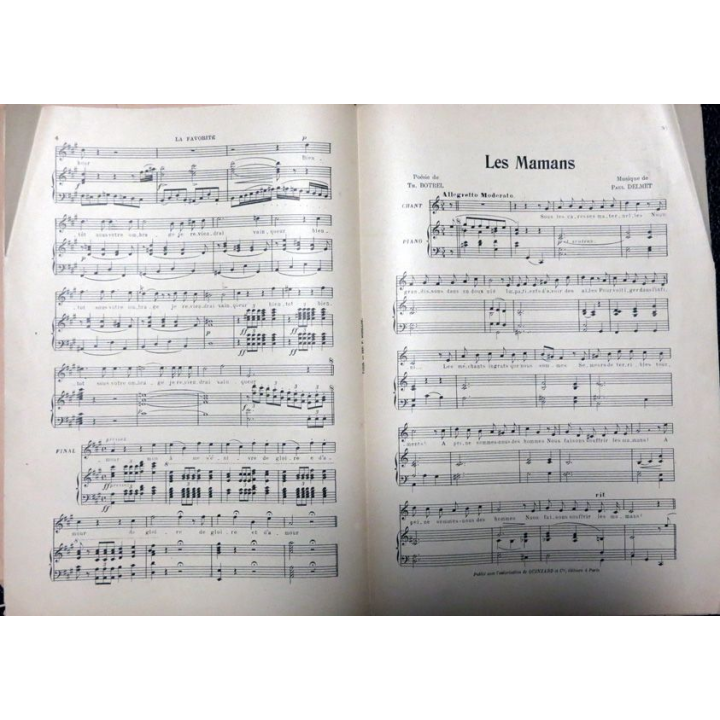 Journal de musique N° 1 - Piano et chant - Jules Taillandier Editeurs
