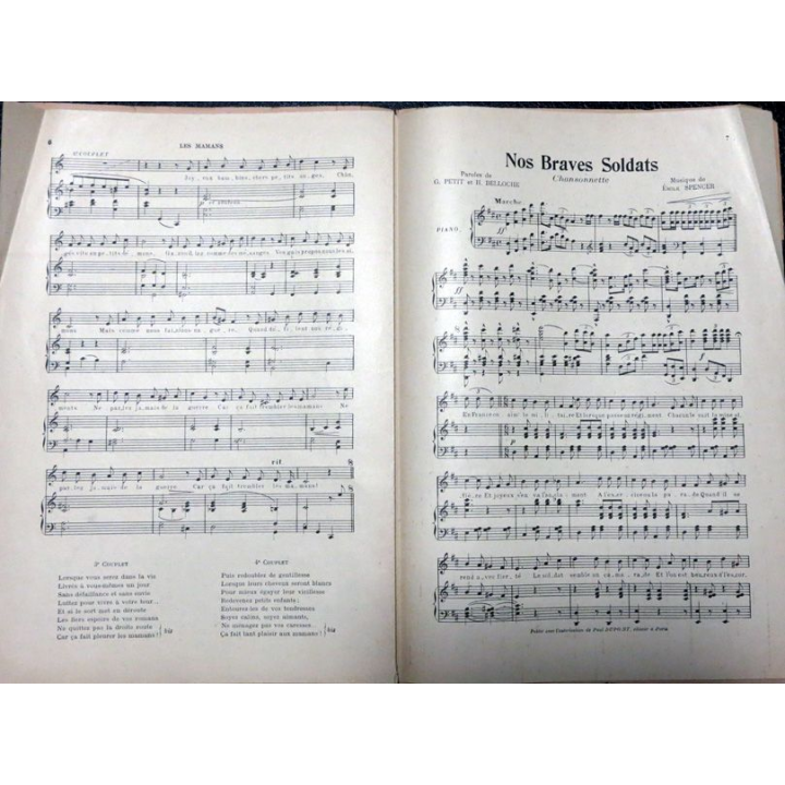 Journal de musique N° 1 - Piano et chant - Jules Taillandier Editeurs