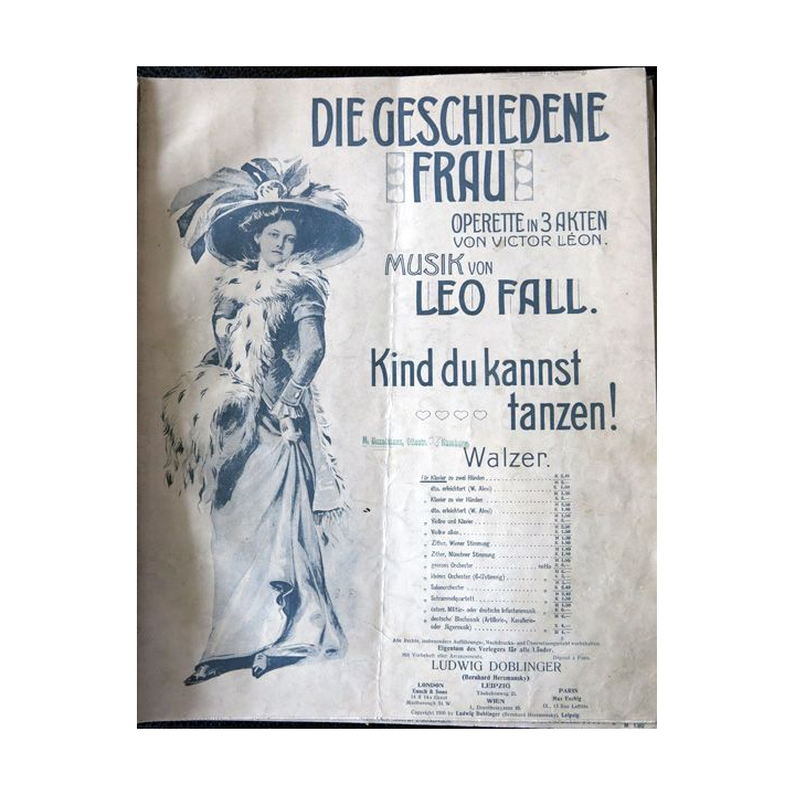 Recueil relié Blanche Uzelmann 1911 - Editeurs Siegel & Schimell in Berlin