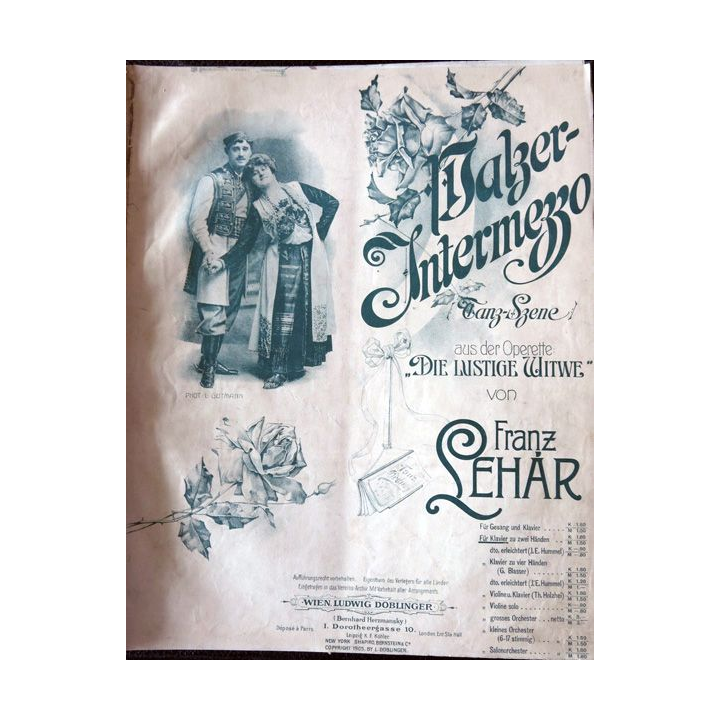 Recueil relié Blanche Uzelmann 1911 - Editeurs Siegel & Schimell in Berlin