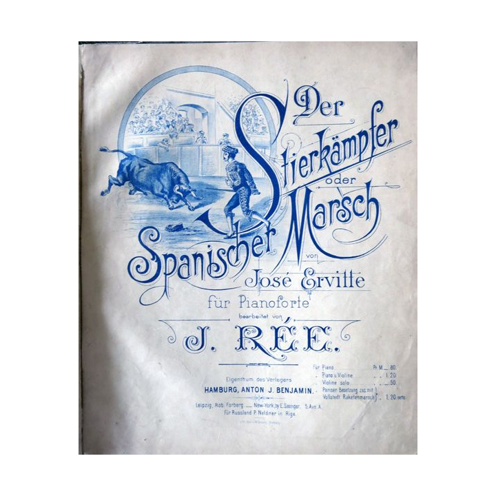 Recueil relié Blanche Uzelmann 1911 - Editeurs Siegel & Schimell in Berlin