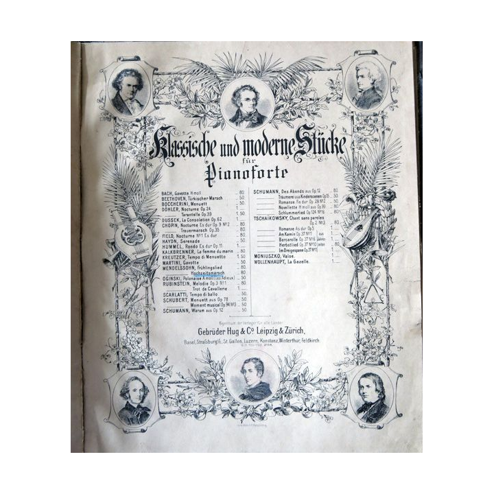 Recueil relié Blanche Uzelmann 1911 - Editeurs Siegel & Schimell in Berlin