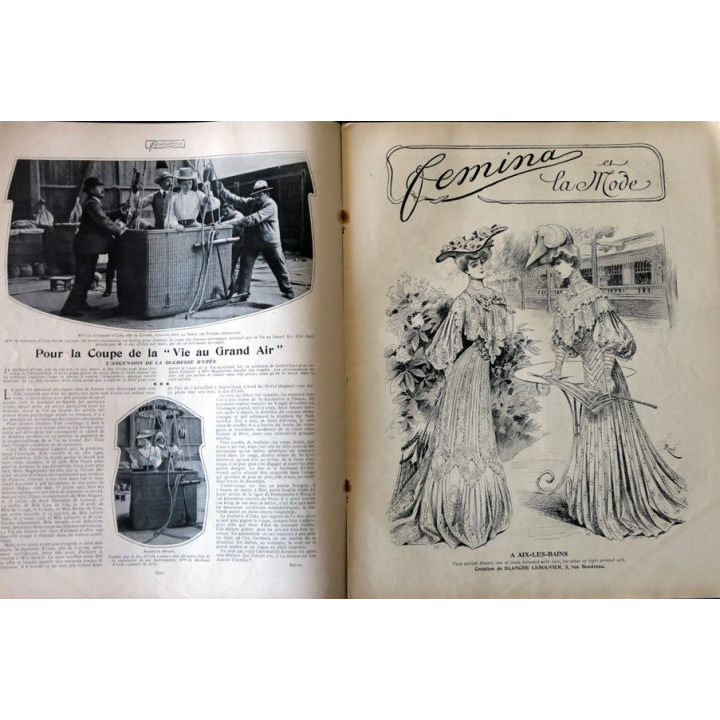 Publication Femina N° 61 - 3° année du 1° août 1903, Publication Pierre Lafitte Paris