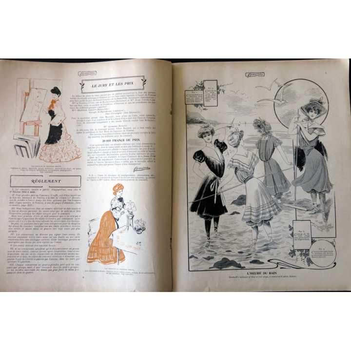 Publication Femina N° 60 - 3° année du 15 juillet 1903, Publication Pierre Lafitte Paris