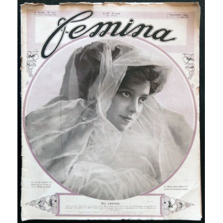 Publication Femina N° 207 - 9° année du 1° septembre 1909, Publication Pierre Lafitte Paris