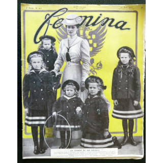Publication Femina N° 206 - 9° année du 15 août 1909, aux éditions Pierre Lafitte & Cie Paris